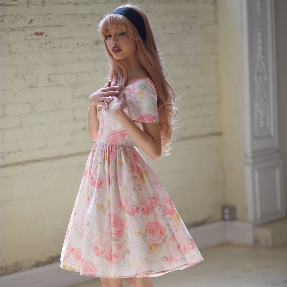 NWT Selkie x Maison Amory Garden Dreamboat dress size S